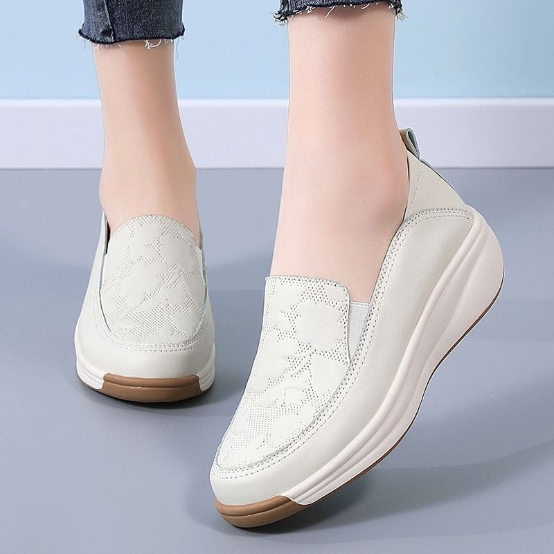 Zapatos de piel estampados