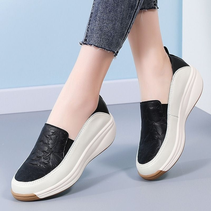 Zapatos de piel estampados