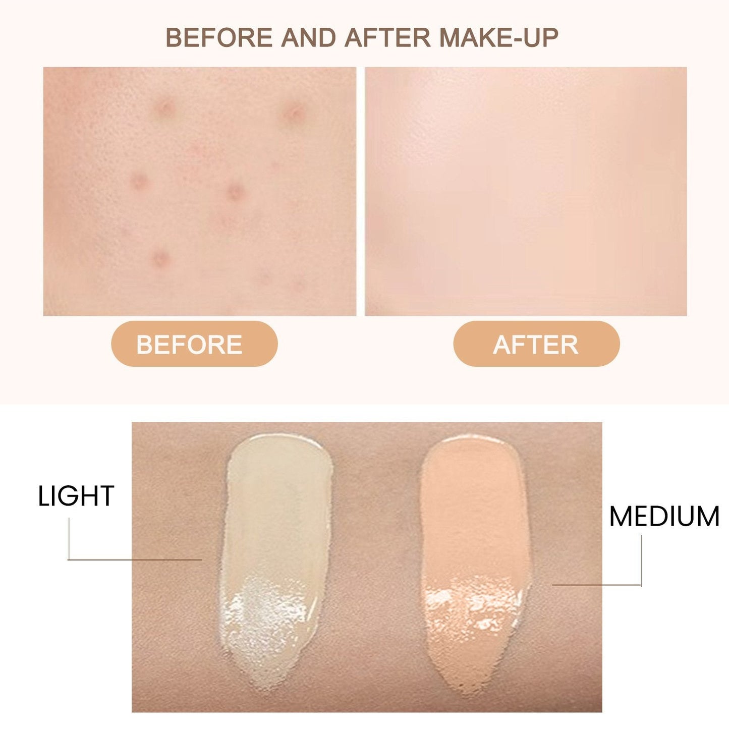 Crema iluminadora CC+ FPS 50 con brocha de lujo