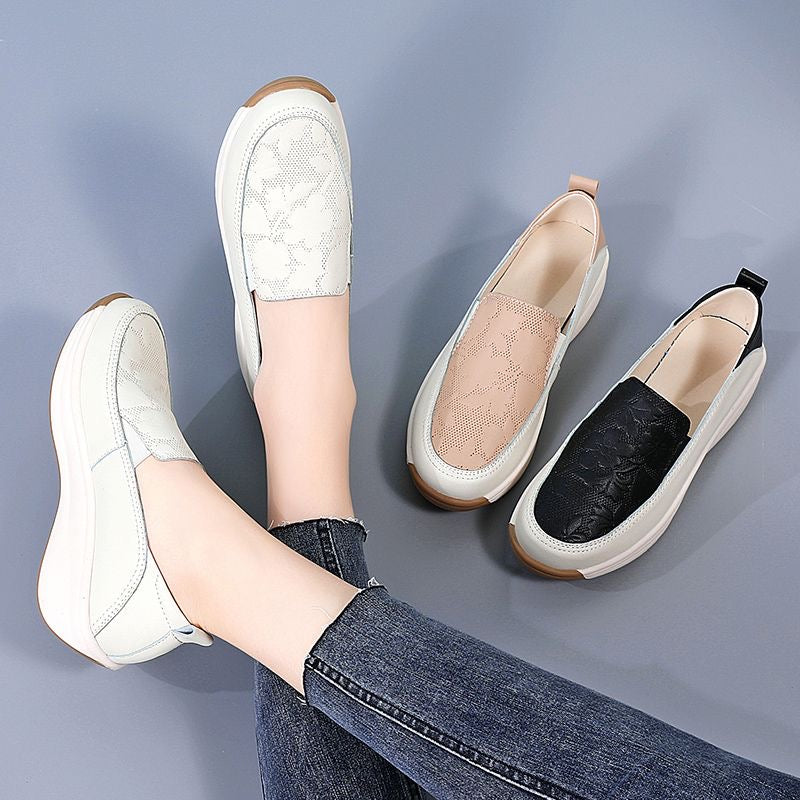 Zapatos de piel estampados